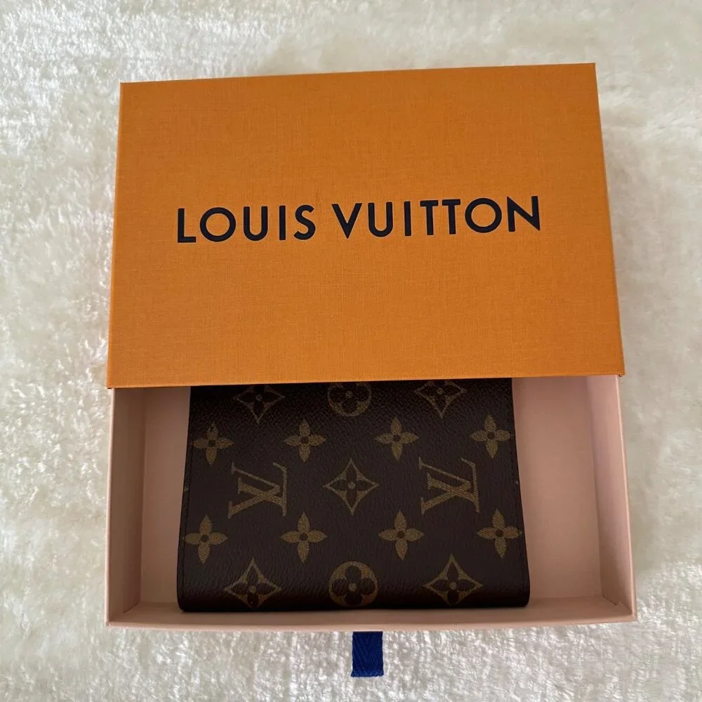 Louis Vuitton Empty Gift Box For A Passport Holder Orange Brown O/S